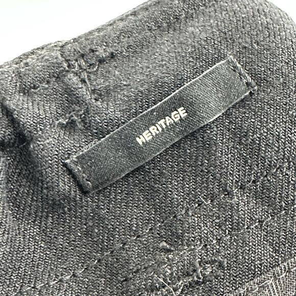 Talbots Heritage Pants Linen Petite Black Elastic Capri Pockets - Picture 10 of 13